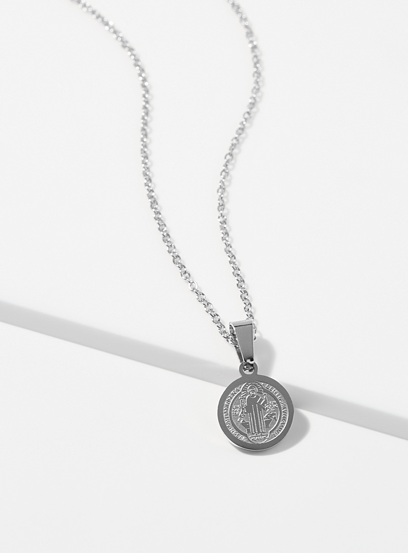 Twenty Compass Silver San Benito necklace for women