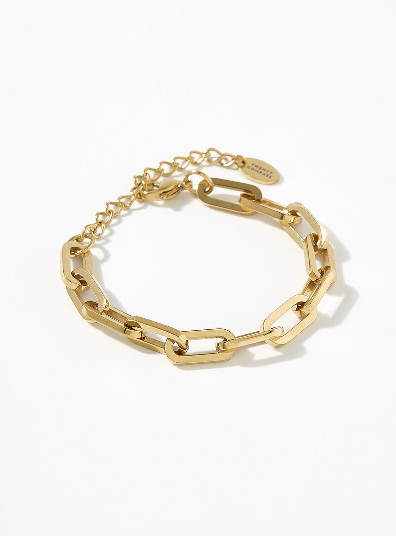Le bracelet larges mailles trombone Collection exclusive Simons x ...