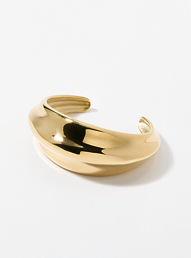 Sculpted open bangle <b>Exclusive Simons x Twenty Compass collection</b>
