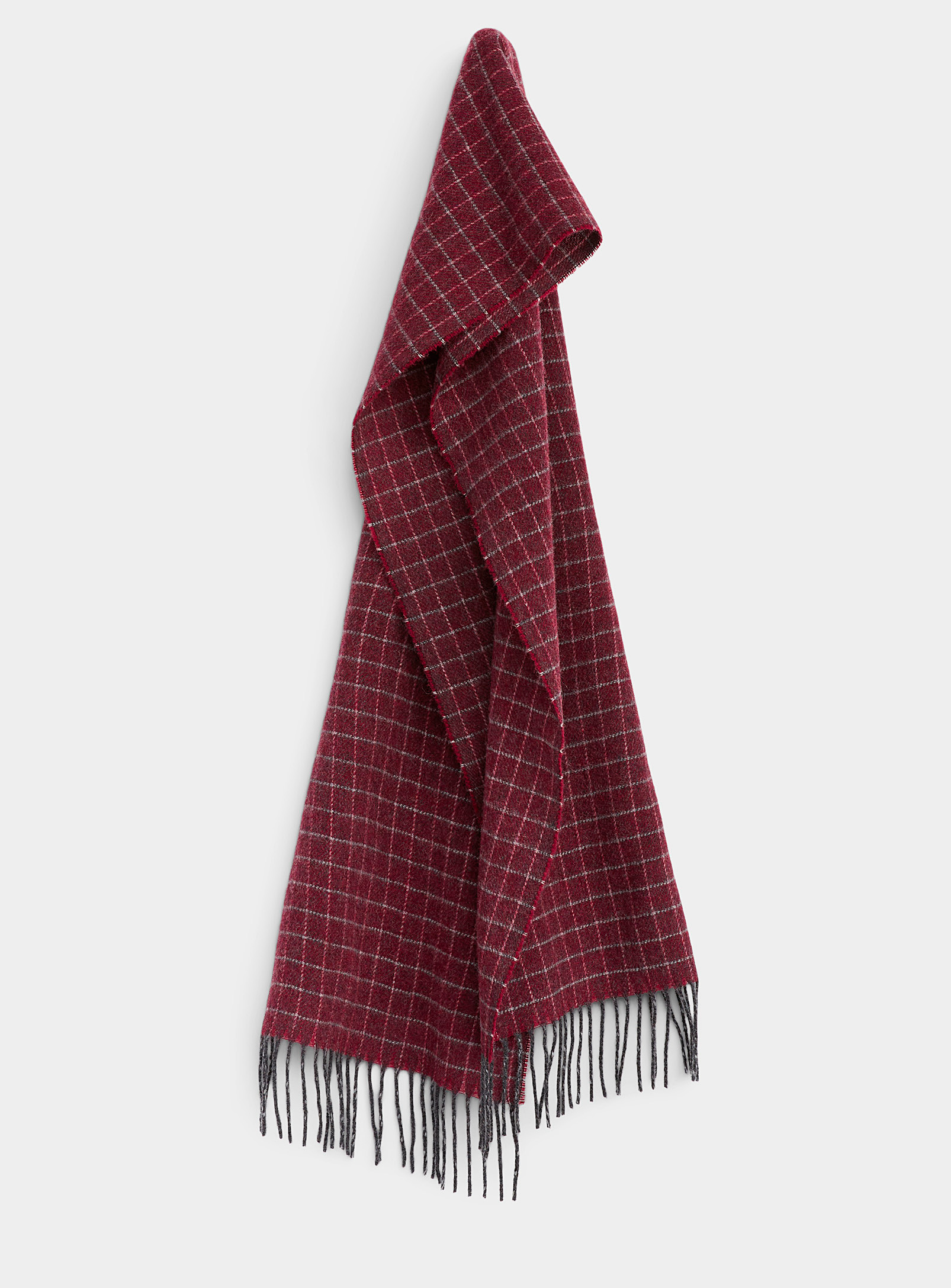 Le 31 - Men's Mini windowpane check scarf