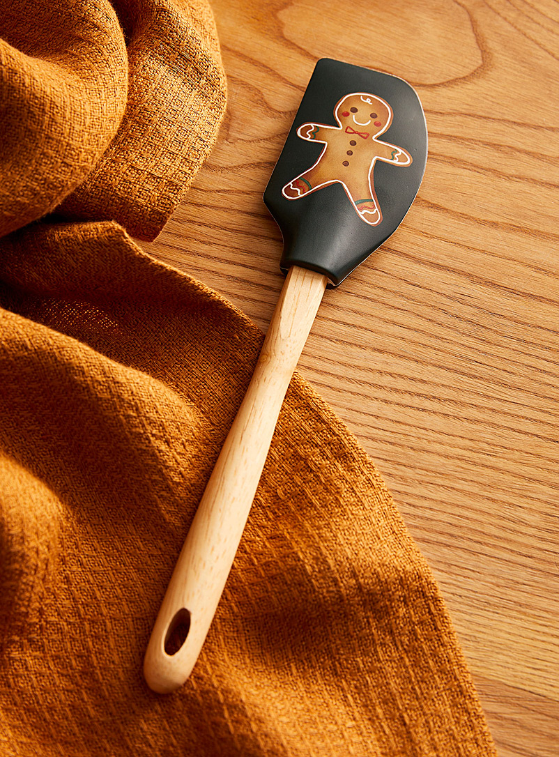 Simons Maison: La spatule en silicone bonhomme pain d'épice Vert