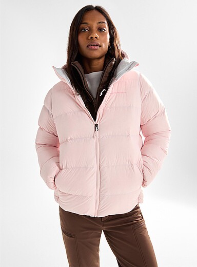 Peak Performance Pink Frost quilted puffer jacket for women