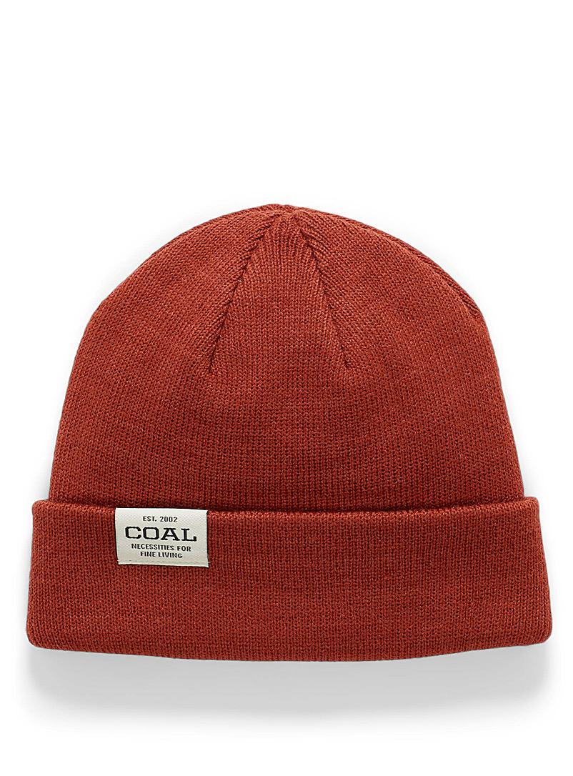 Coal Ruby Red The Uniform basic tuque for women