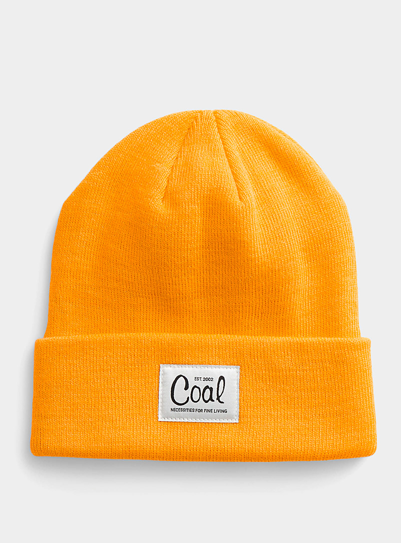 Coal Bright Yellow The Mel tuque for women