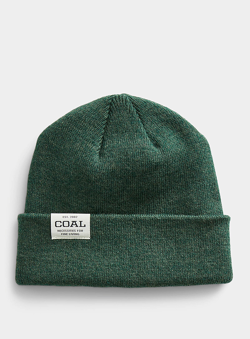 Coal Mossy Green The Uniform basic tuque for women