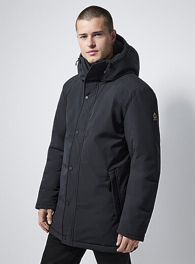 Kanuk: Le parka Mont-Royal Noir pour homme