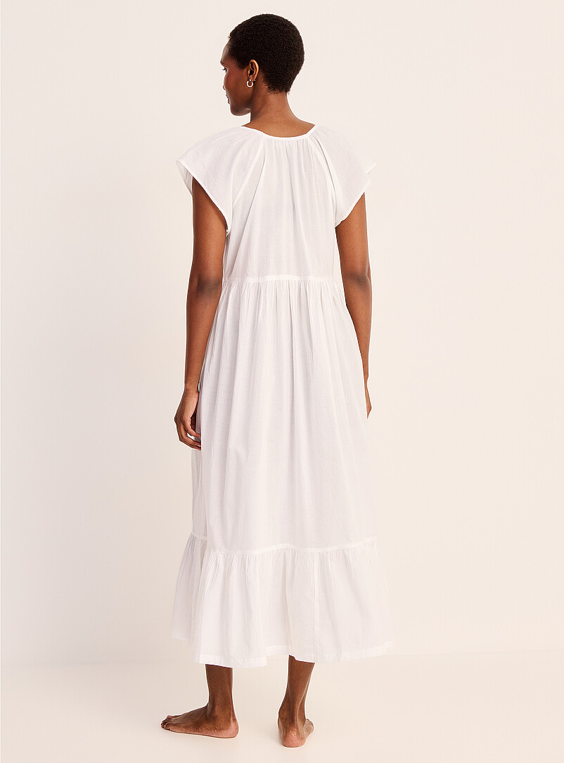 Embroidered ruffled loose nightshirt product image 3
