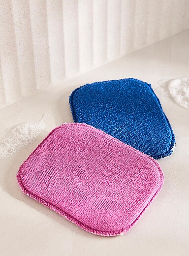 Solid scouring sponges Set of 2
