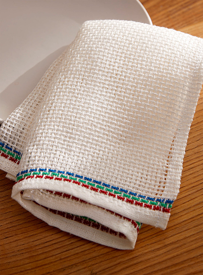 Simons Maison White Linen dishcloth