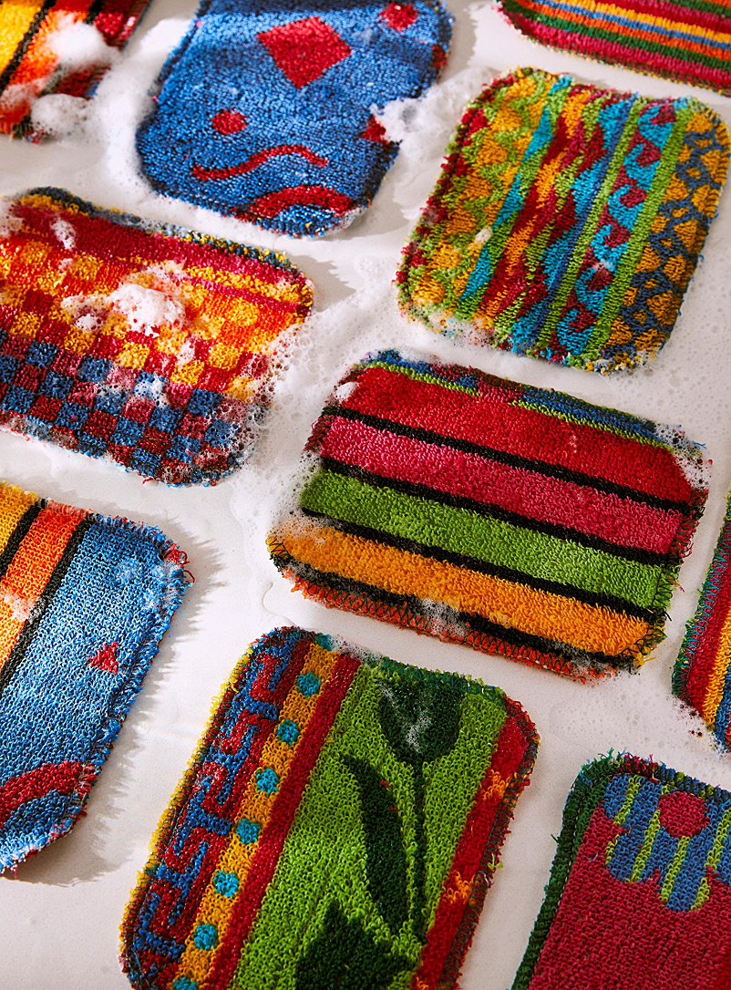 Funky colour scouring sponges Set of 3 product image 2