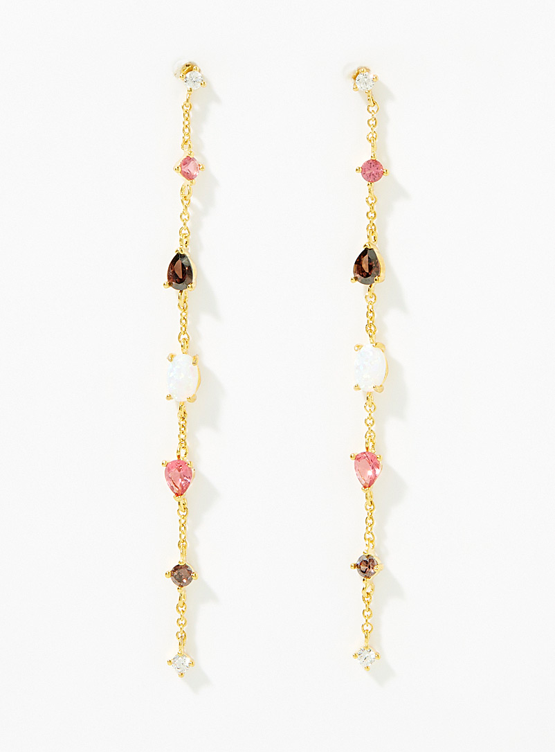 Tai Assorted Precious long earrings for women