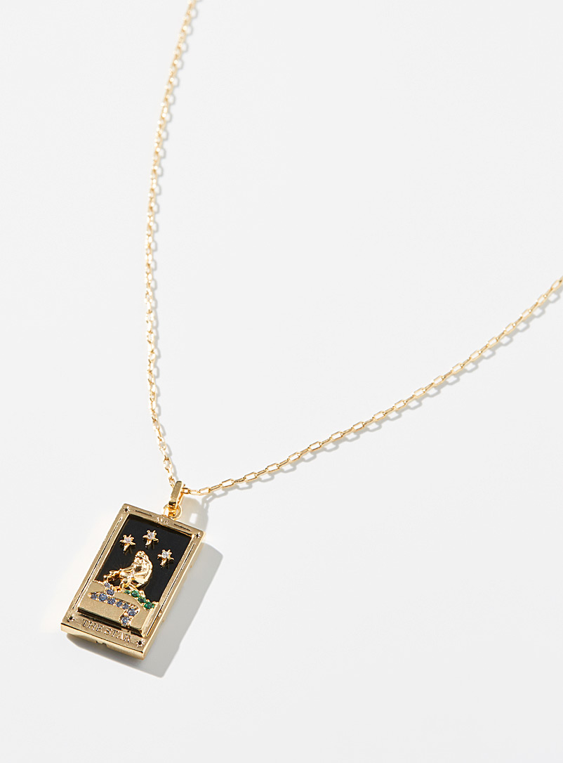 Tai Assorted Tarot card necklace for women