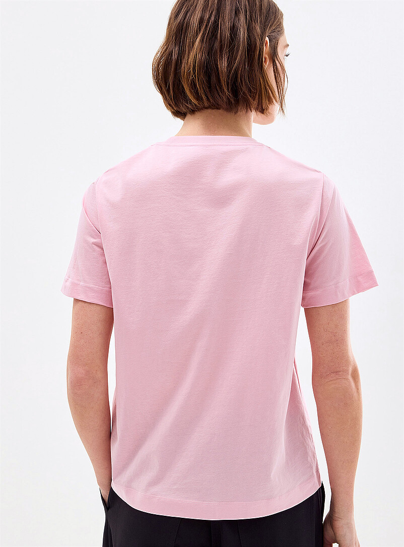 Sams&oslash;e  Sams&oslash;e Pink In The Fields pink T-shirt for women