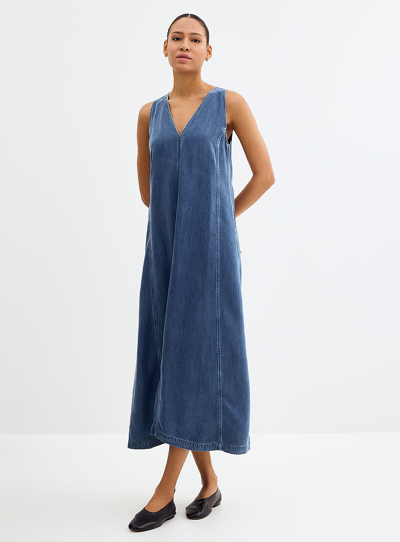 samsoe denim dress Sasky dress 15645 Medium denim blue