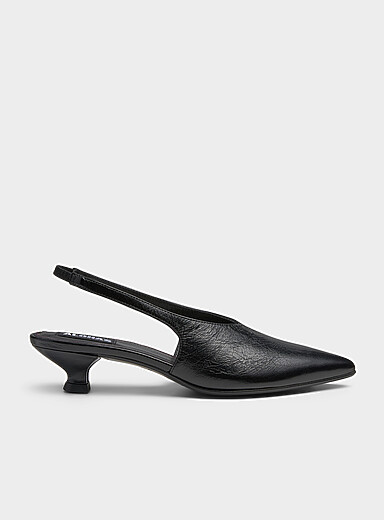 Eros slingback leather mules Women