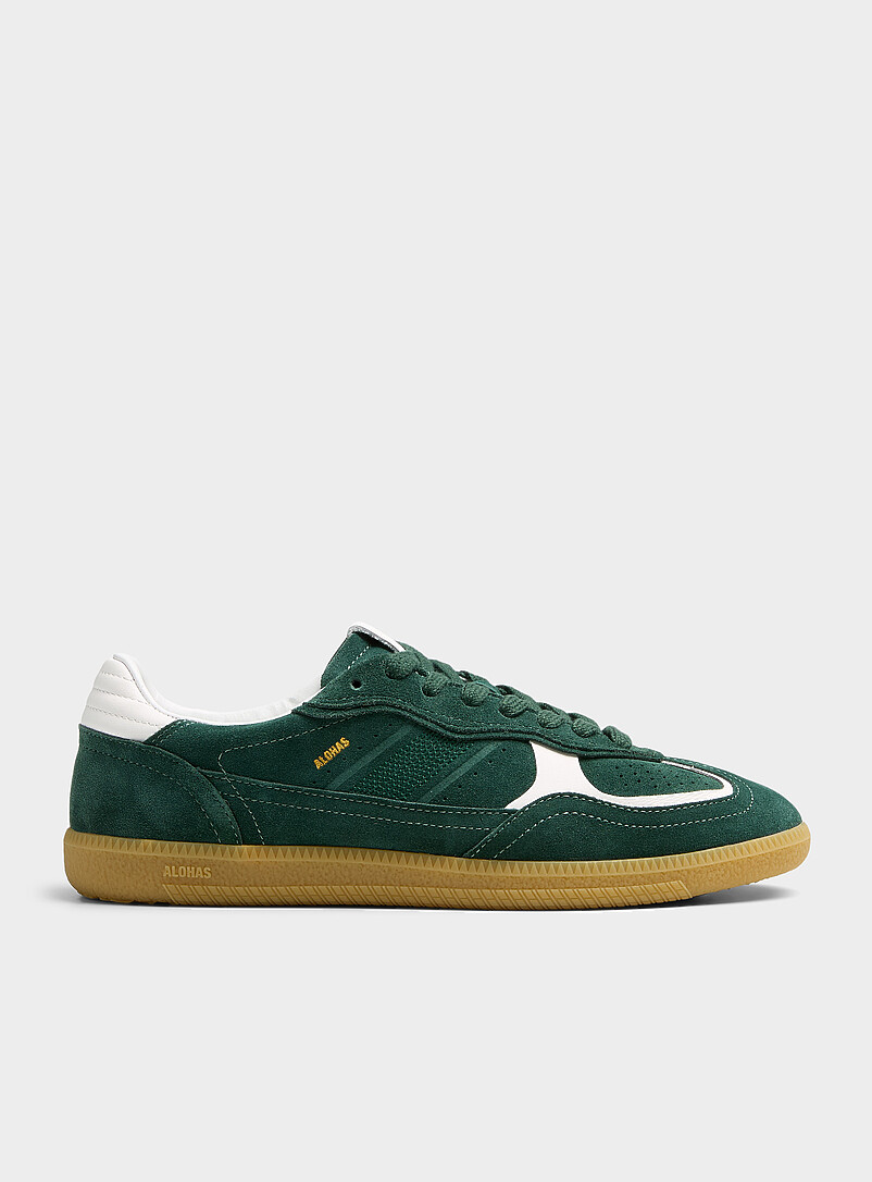 Tb.490 Rife Forest-Green Suede Sneakers Men