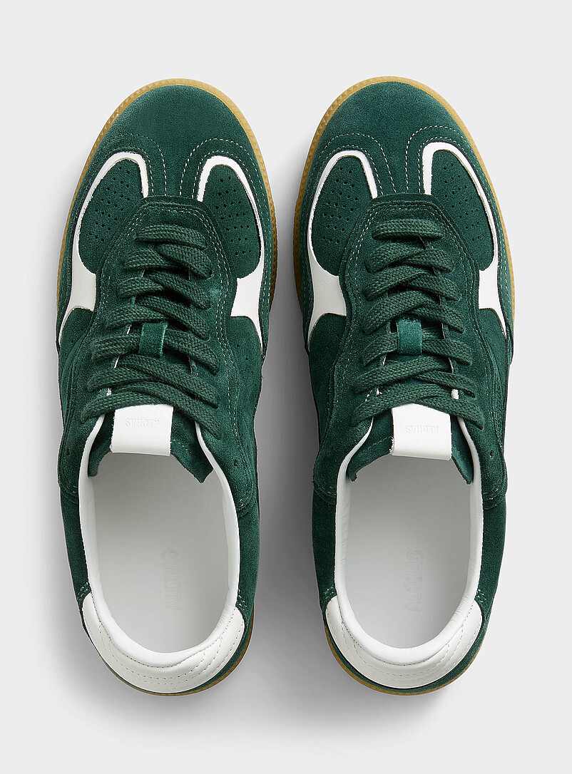 Tb.490 Rife forest-green suede sneakers Men product image 3