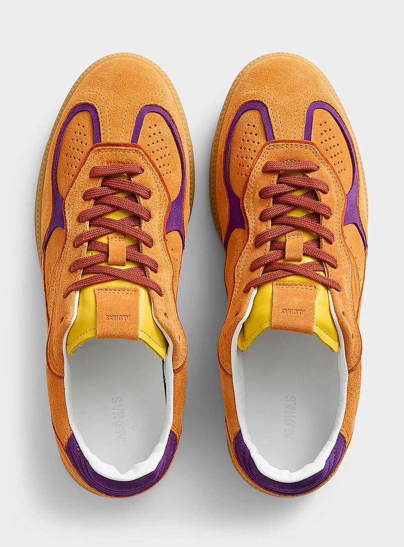 Tb.490 Rife orange suede sneakers Men product image 3