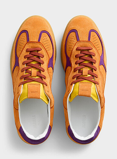 Tb.490 Rife orange suede sneakers Men