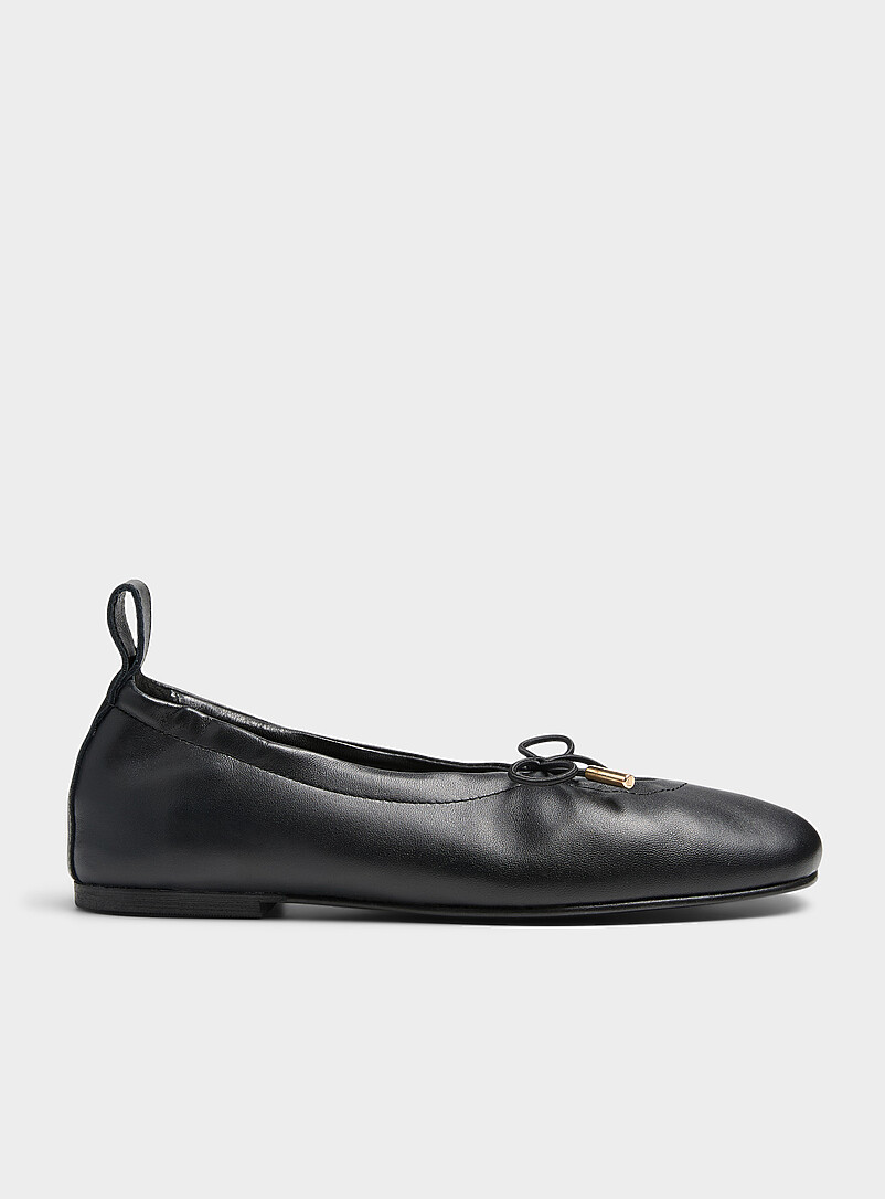 Rosalind bow leather ballet flats Women product image (primary)