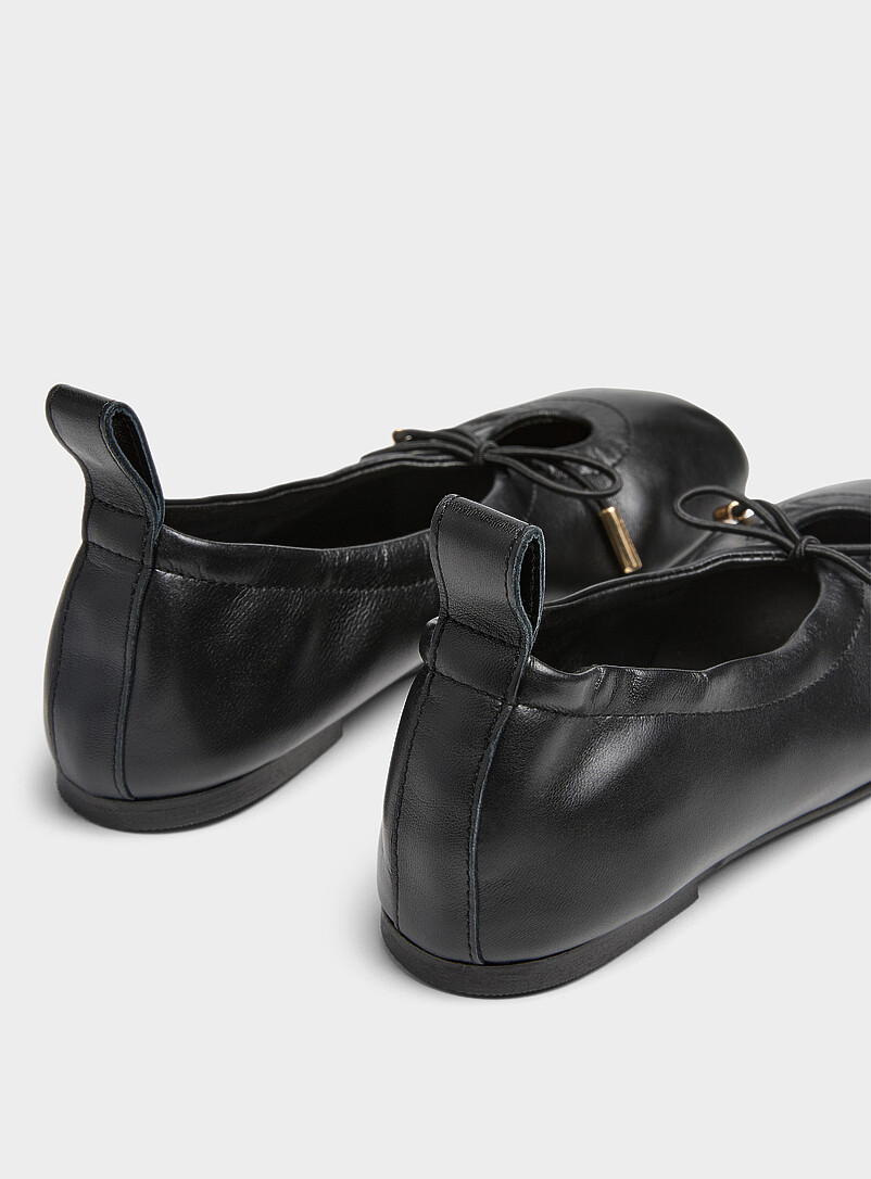 Rosalind bow leather ballet flats Women product image 2