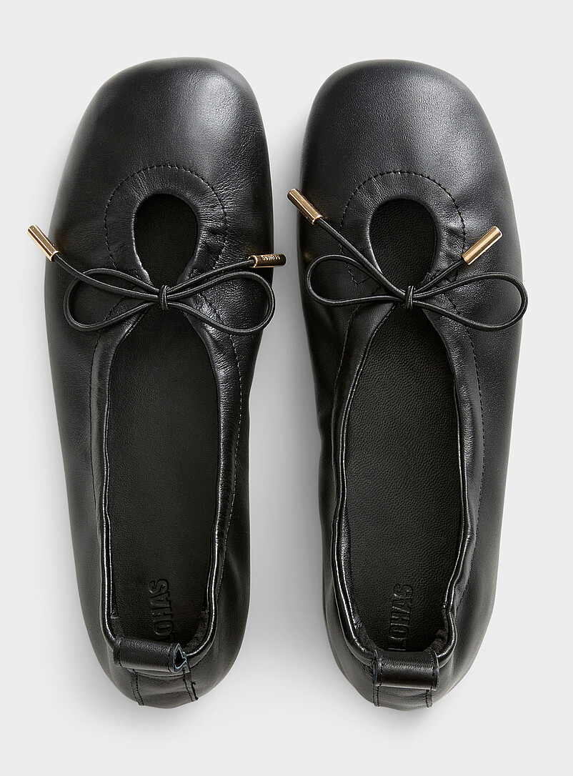 Rosalind bow leather ballet flats Women product image 3