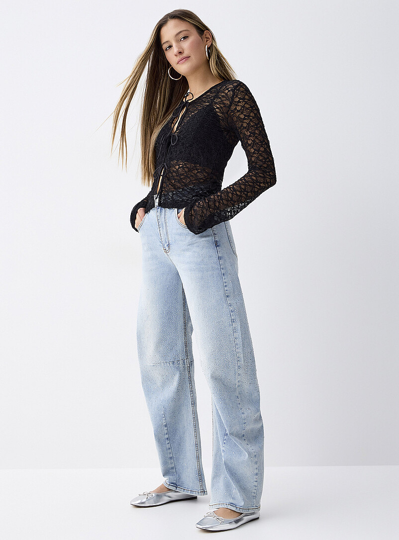 Heart Barrel Jeans