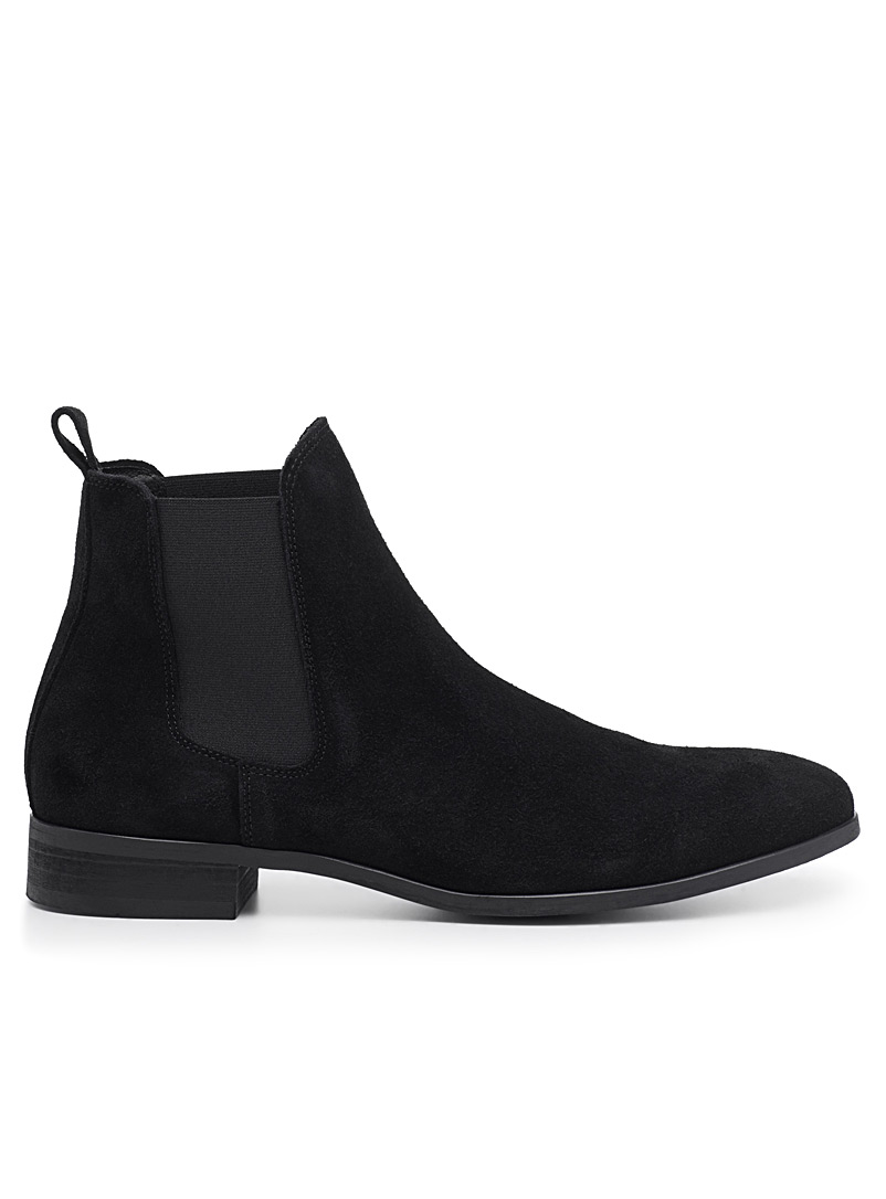 Shoe The Bear Black Dev suede Chelsea boots Men for men