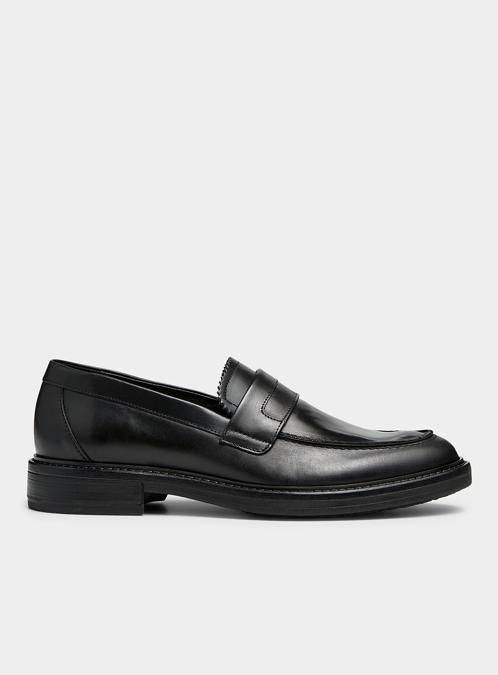Shoe The Bear Stanley Penny Loafers Men In Black