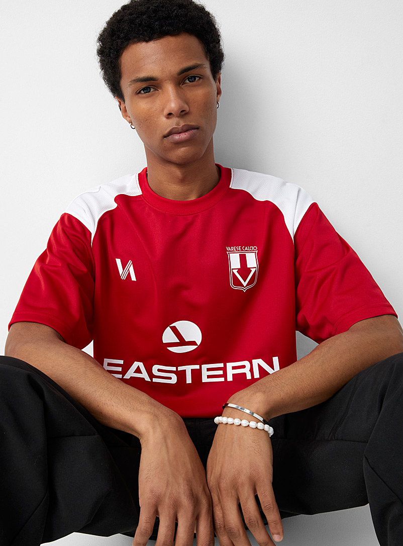 Djab Red Soccer team T-shirt for men