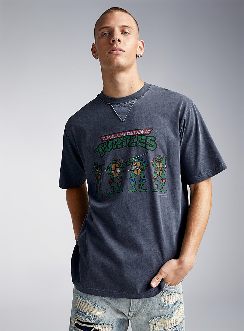 Ninja Turtles faded T-shirt | Djab | Shop Men's Printed & Patterned T ...