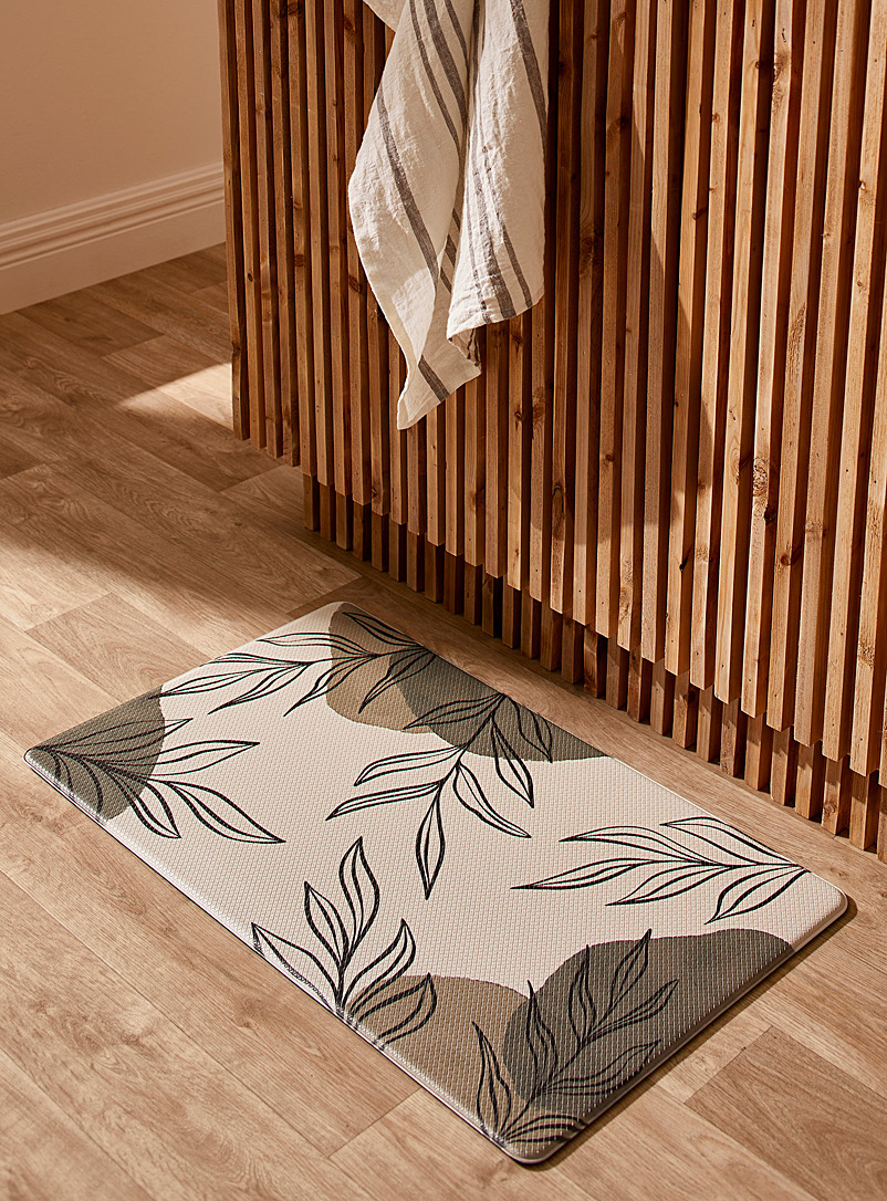 Simons Maison: Le tapis de cuisine feuillage apaisant 46 x 76 cm Assorti