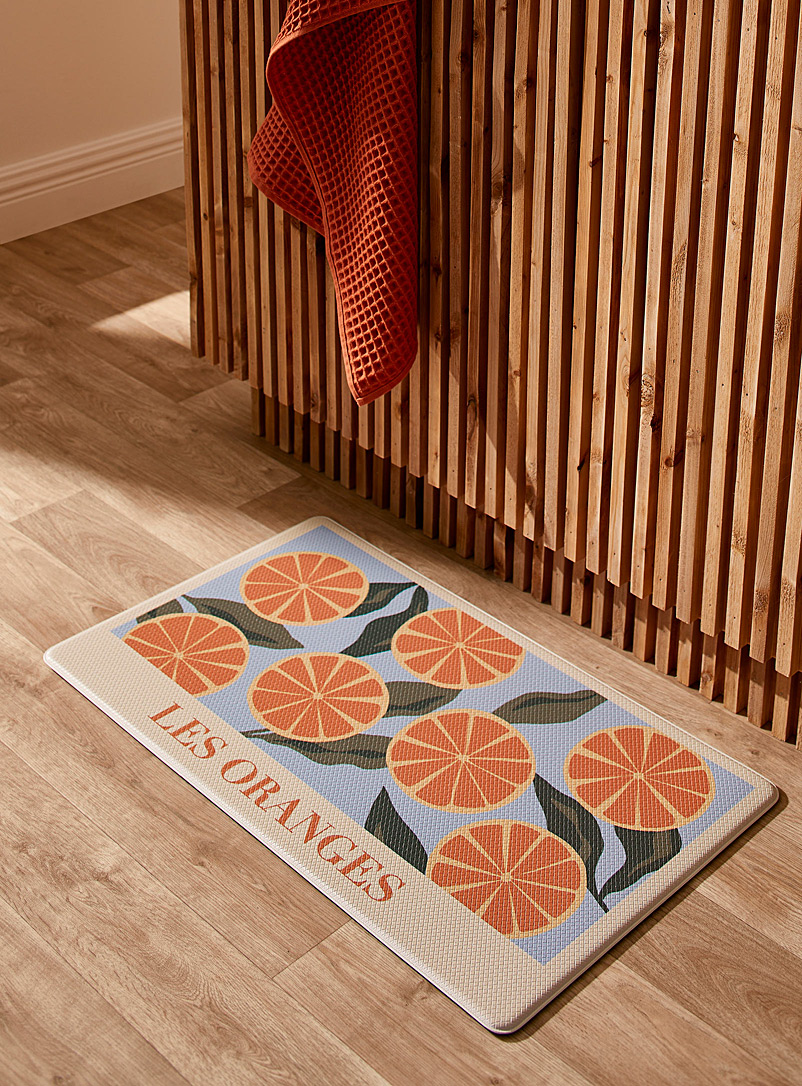 Simons Maison Assorted Les oranges kitchen mat 46 x 76 cm