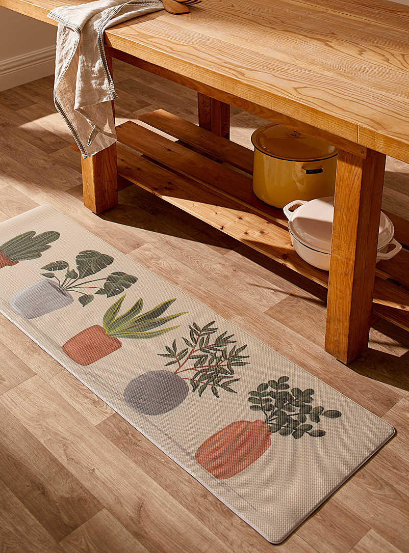 Simons Maison: Le tapis de cuisine plantes en pot 45 x 150 cm Assorti