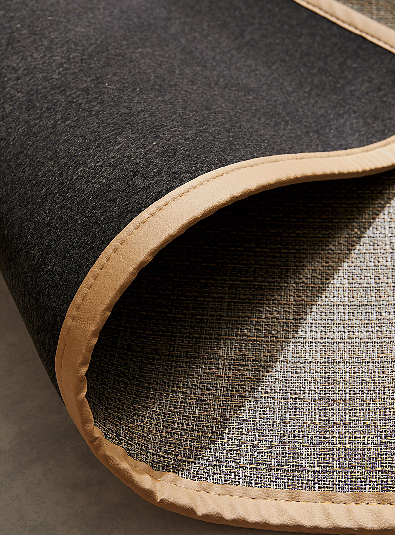 Simons Maison Brown Heathered weave small non-slip mat See available sizes