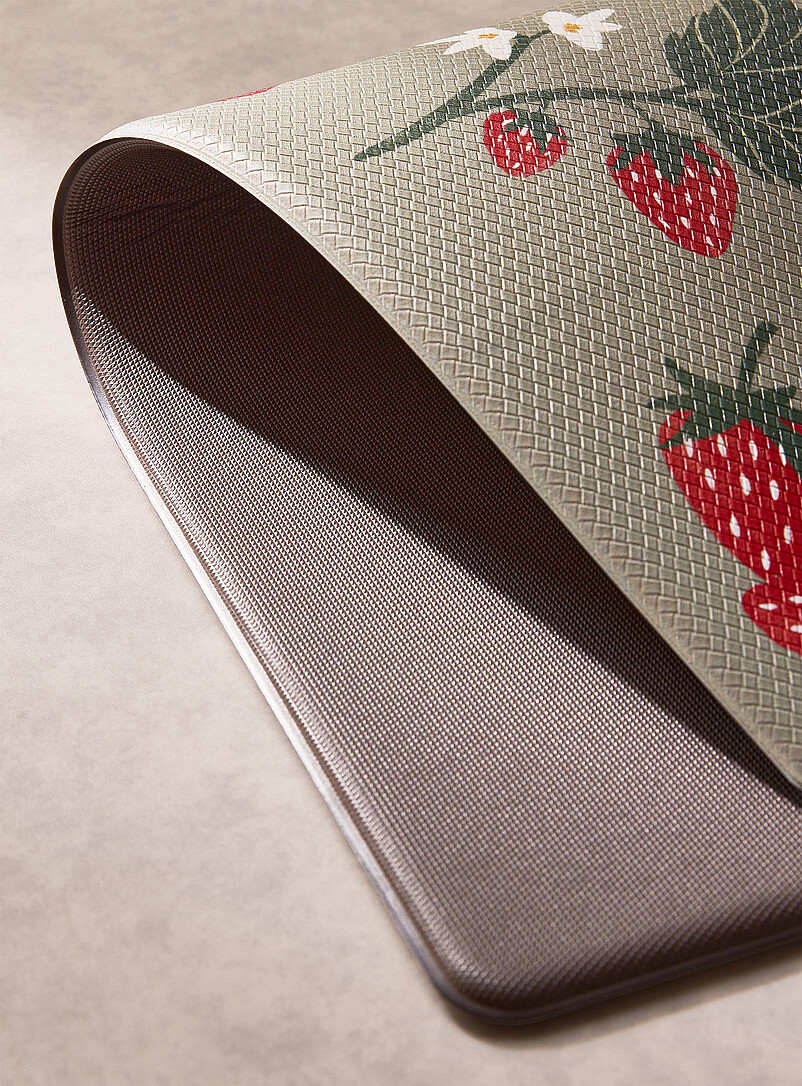 Flowering strawberries kitchen mat 46 x 76 cm product image 2