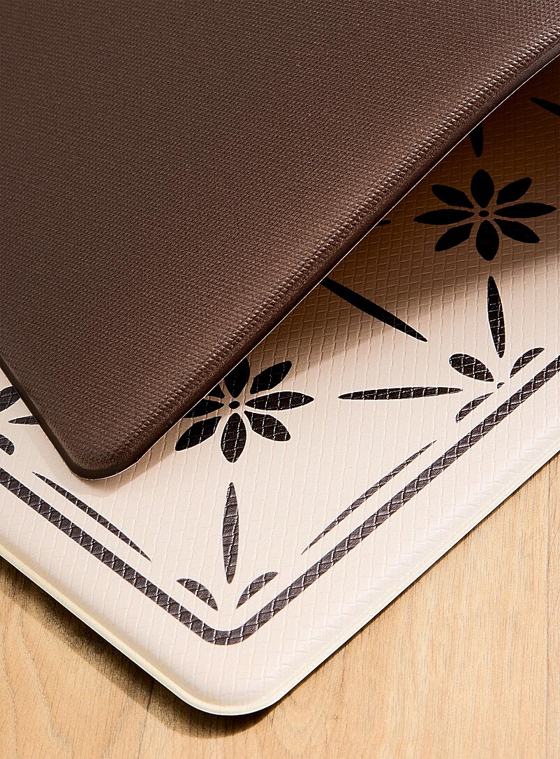 Floral tiling kitchen mat 46 x 76 cm product image 2
