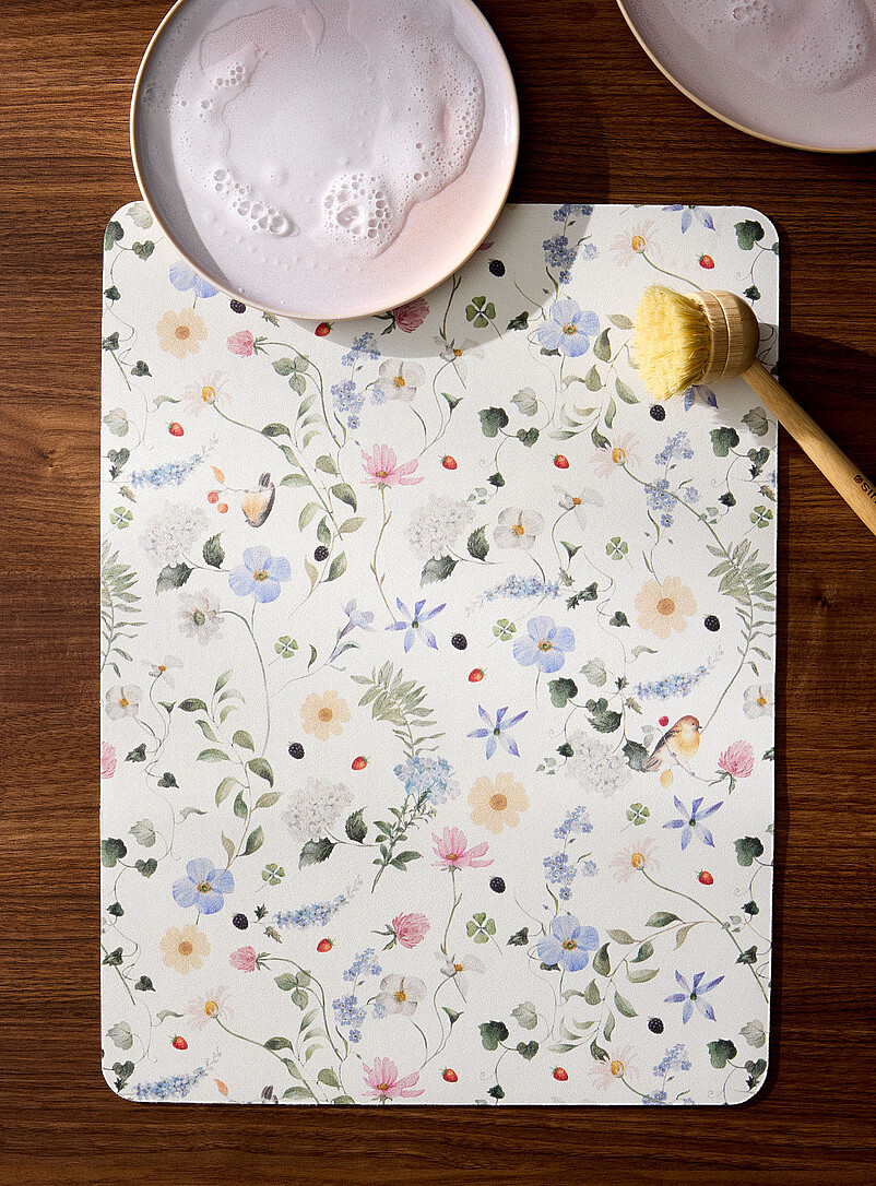 Patterned rubber drying mat product image (primary)