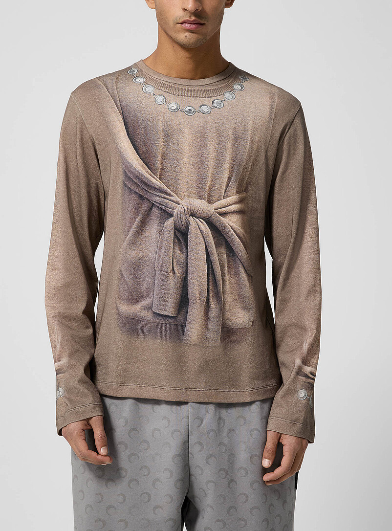 Trompe L'Oeil Jersey Long Sleeve Tee