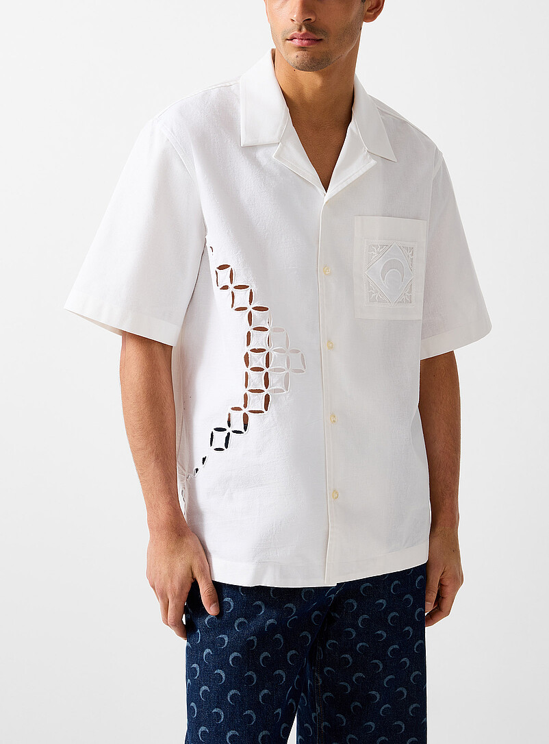 Regenerated Openwork Cabana Shirt