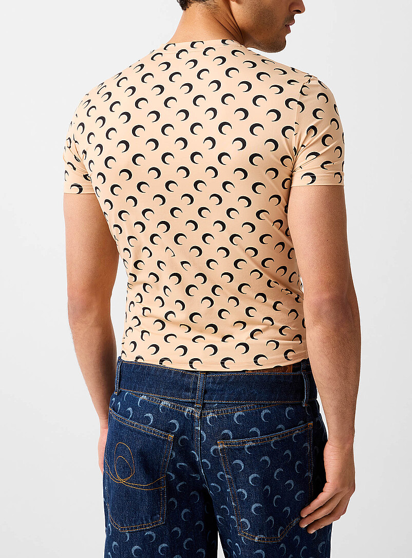 Moon printed second-skin T-shirt Unisex product image 2
