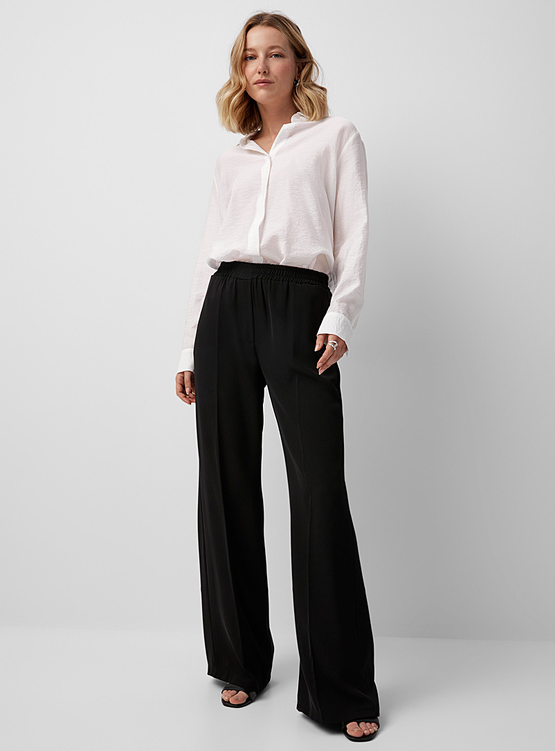Comfy waist flowy wide-leg pant | Contemporaine | Shop Women%u2019s ...