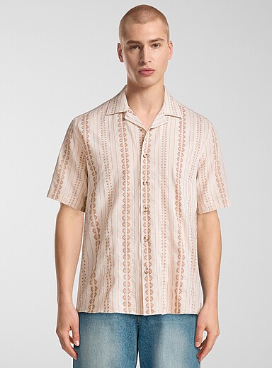 La chemise cabana rayures folk