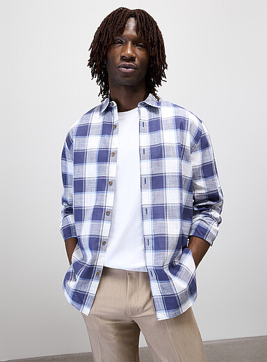 La chemise carreaux fen&ecirc;tre <b>Coupe confort</b>