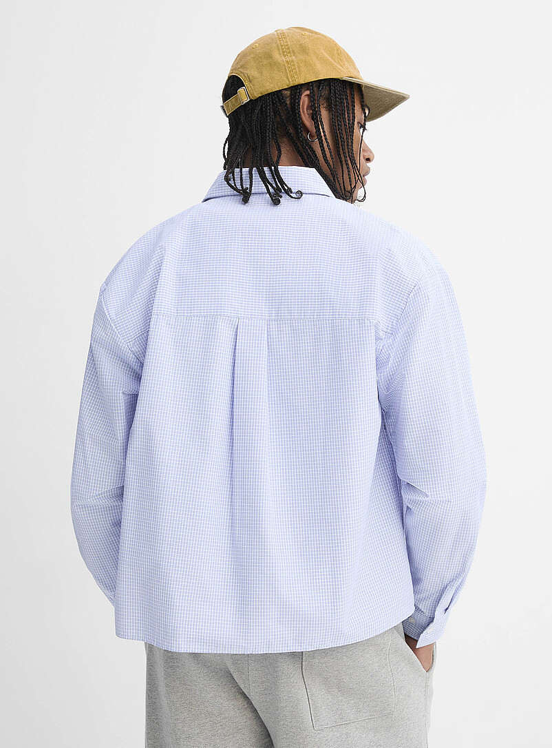 Cropped poplin dress shirt Boxy fit product image 3