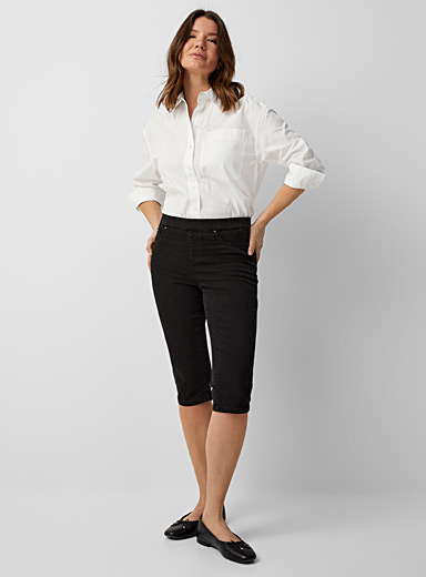 Elastic waist slim-leg capris | FDJ French Dressing | Shop Women's ...