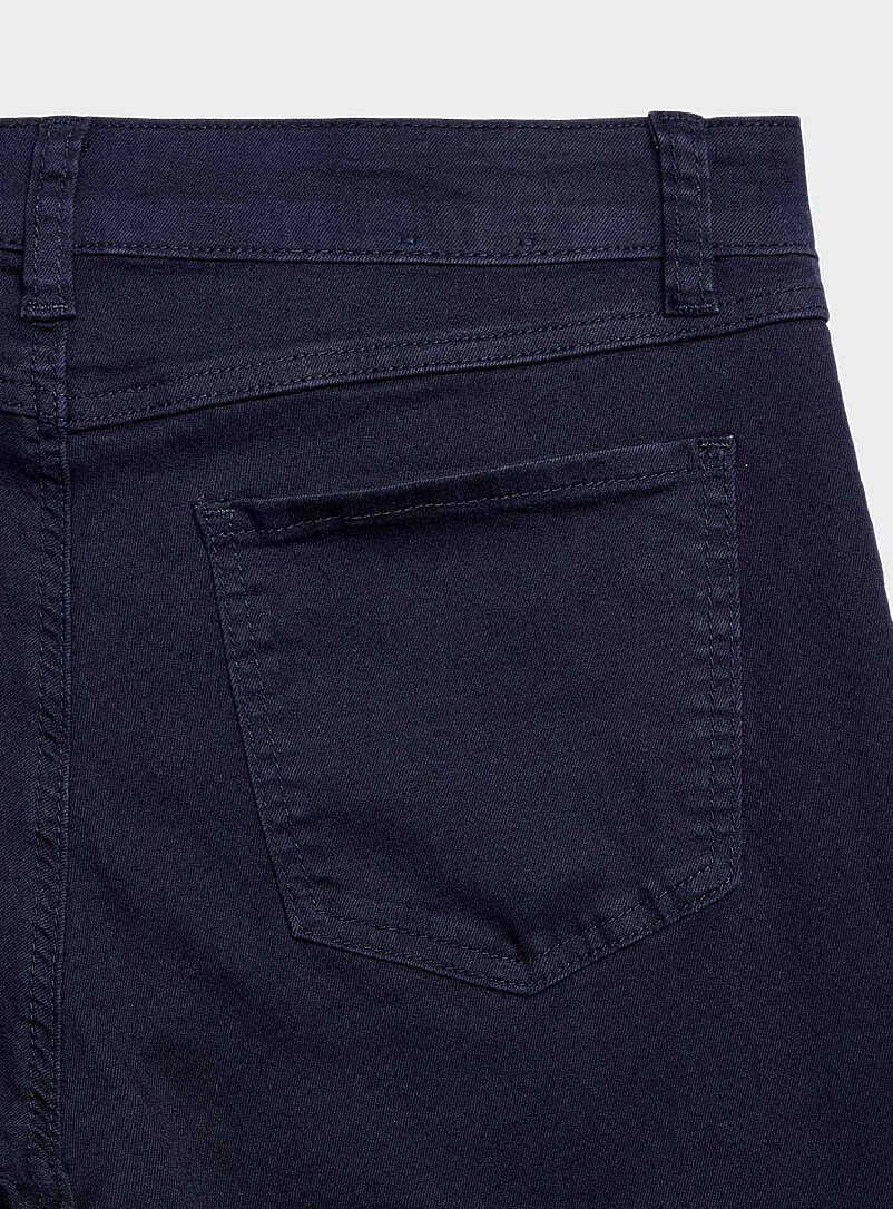 FDJ French Dressing: Le jean tr&egrave;s extensible poches plaqu&eacute;es Olivia <b>Coupe : jambe ajust&eacute;e, taille r&eacute;guli&egrave;re</b> Vert fonc&eacute; - Mousse pour femme