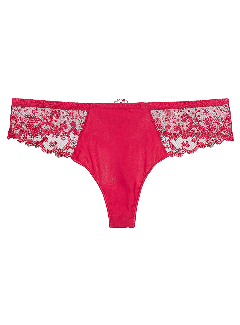 Simone Pérèle Red Delice thong for women