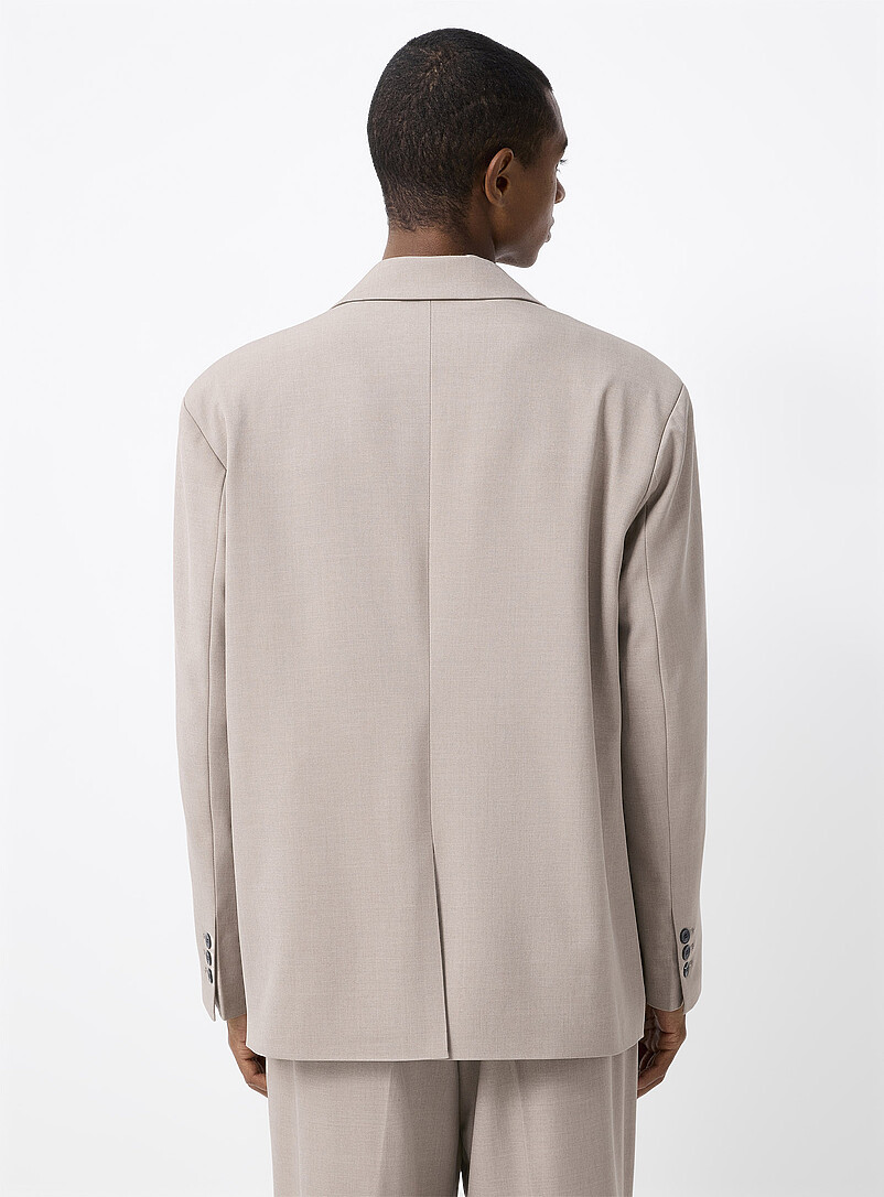 Le 31 Sand Oversized solid-colour jacket <b>Imported from Seoul</b> for men