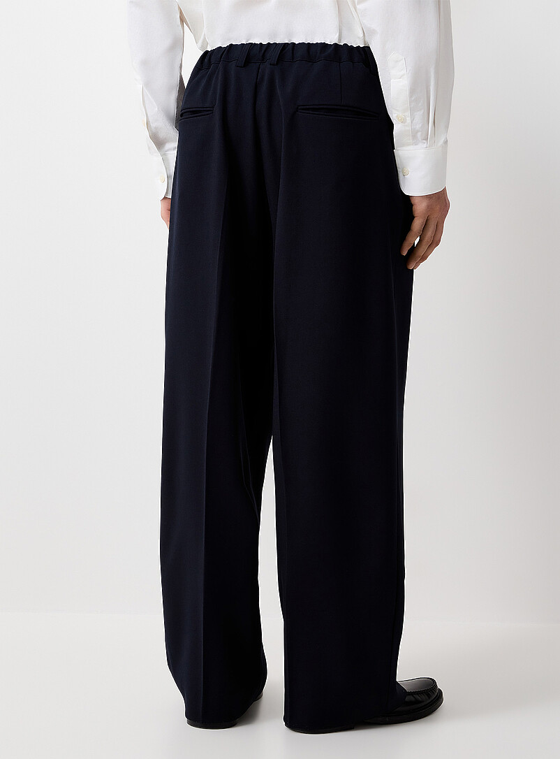 Loose pleated comfort-waist pant Imported from Seoul | Le 31